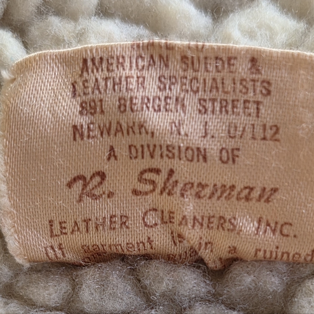 Vintage Schott Bros Shearling Ranch Coat – Size 40 Western Suede Sheepskin #600 - Picture 6 of 16